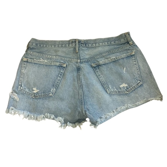 AGOLDE Parker Denim Cut off Jean Shorts Sz 26 Swapmeet - Picture 2 of 4